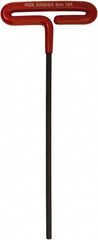 Bondhus - 6mm Hex, T-Handle Cushion Grip, Hex Key - 250mm OAL, Metric System of Measurement - Americas Industrial Supply