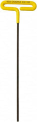 Bondhus - 5/32" Hex, T-Handle Cushion Grip, Hex Key - 246mm OAL, Inch System of Measurement - Americas Industrial Supply