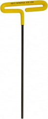 Bondhus - 3/16" Hex, T-Handle Cushion Grip, Hex Key - 248mm OAL, Inch System of Measurement - Americas Industrial Supply