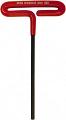 Bondhus - 6mm Hex, T-Handle Cushion Grip, Hex Key - 174mm OAL, Metric System of Measurement - Americas Industrial Supply