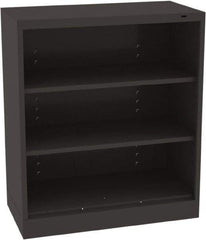 Tennsco - 3 Shelf, 150 Lb. Capacity, Closed Shelving Storage Cabinets and Lockers - 36 Inch Wide x 18 Inch Deep x 42 Inch High, Black - Americas Industrial Supply