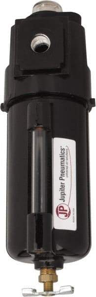 PRO-SOURCE - 27 CFM Oil Removal Filter - 1/4" 250 psi, Manual Drain - Americas Industrial Supply