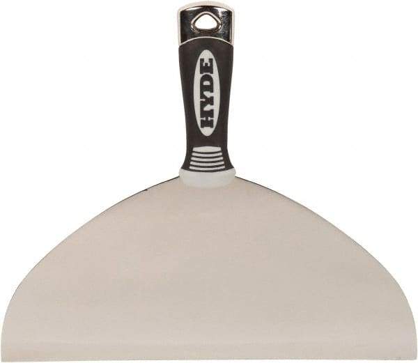 Hyde Tools - 10" Wide Flexible Blade Stainless Steel Joint Knife - Flexible, Plastic Handle - Americas Industrial Supply