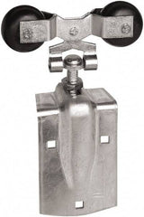 National Mfg. - 2 Piece, Zinc, Box Rail Hanger - Use with Round Rail - Americas Industrial Supply