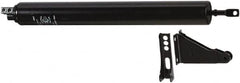 National Mfg. - 11-1/4" Closer Body Length, Storm & Screen Door Closer Manual Damper - Black Finish - Americas Industrial Supply
