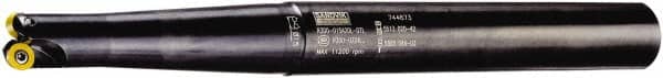 Sandvik Coromant - 2 Inserts, 0.2244" Cutter Diam, 0.1378" Max Depth of Cut, Indexable High-Feed Face Mill - 8" High, RA300..Oxx Toolholder, R300-0720.. Inserts, Series CoroMill 300 - Americas Industrial Supply