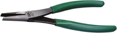 SK - 8-1/4" OAL, 4" Jaw Length, Duckbill Pliers - Serrated Jaw, Vinyl Coated Handles - Americas Industrial Supply