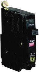 Square D - 10 Amp, 240 VAC, 1 Pole, Bolt On Miniature Circuit Breaker - 14-8 AWG - Americas Industrial Supply