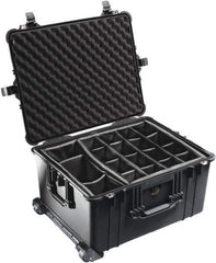 Pelican Products, Inc. - 19-37/64" Wide x 13-29/32" High, Clamshell Hard Case - Black, Polyethylene - Americas Industrial Supply