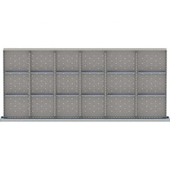 LISTA - 18-Compartment Drawer Divider Layout for 3.15" High Drawers - Americas Industrial Supply
