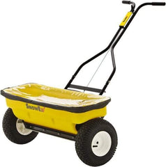 Trynex - 160 Lb Polyethylene Walk Behind Drop Landscape Spreader - 12" Pneumatic Wheels - Americas Industrial Supply