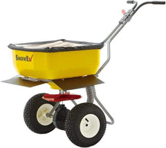 Trynex - 160 Lb Polyethylene Walk Behind Broadcast Landscape Spreader - 12" Pneumatic Wheels - Americas Industrial Supply