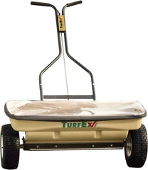 Trynex - 120 Lb Polyethylene Walk Behind Drop Landscape Spreader - 12" Pneumatic Wheels - Americas Industrial Supply