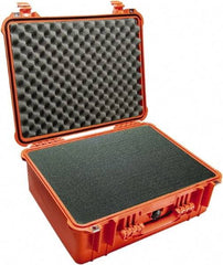 Pelican Products, Inc. - 17-13/64" Wide x 8-13/32" High, Clamshell Hard Case - Orange, Polyethylene - Americas Industrial Supply