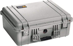 Pelican Products, Inc. - 17-13/64" Wide x 8-13/32" High, Clamshell Hard Case - Silver, Polyethylene - Americas Industrial Supply