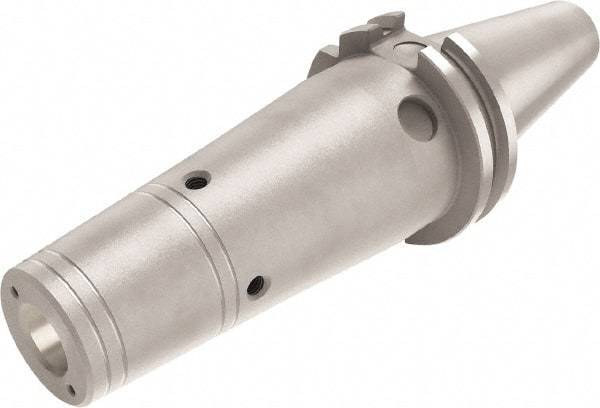 Seco - 25mm Hole Diam, DIN69871-50 Taper Shank Shrink Fit Tool Holder & Adapter - 3.543" Projection, 1.969" Nose Diam, 1.85" Clamping Depth, 30,000 RPM, Through Coolant - Exact Industrial Supply