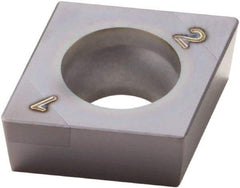 Seco - CCGW21.51 Grade CBN060K CBN Turning Insert - 80° Diamond, 1/4" Inscr Circle, 3/32" Thick, 1/64" Corner Radius - Americas Industrial Supply