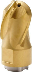 Seco - MP16 E05 Grade F40M Carbide End Milling Tip Insert - TiAlN/TiN Finish, 3 Flutes, 16mm Cutting Diam, 19mm Depth of Cut, 32.6mm Extension, 0.315" Cnr Rad, 30° Helix - Americas Industrial Supply