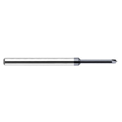 ‎Corner Rounding End Mills - 0.0080″ Radius × 0.0100″ Pilot Diameter × 1.5000″ (1-1/2″) Neck Length Carbide 5° Flare Corner Rounding End Mills, 2 Flutes, AlTiN Coated