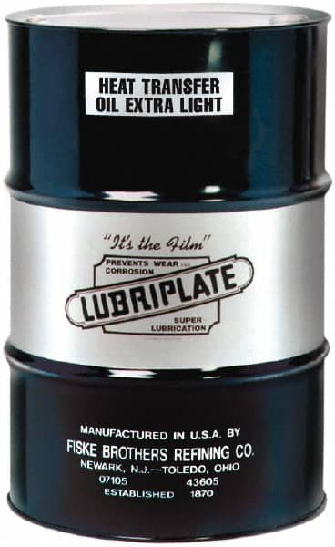 Lubriplate - 55 Gal Drum, Mineral Heat Transfer Oil - SAE 10, ISO 32, 6 cSt at 100°C, 34 cSt at 40°C - Americas Industrial Supply