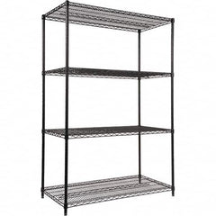 ALERA - 4,000 Lb Capacity 4 Shelf Wire Shelving - Starter Unit - Americas Industrial Supply