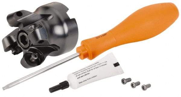 Kennametal - 50.8mm Cut Diam, 8mm Max Depth, 3/4" Arbor Hole, 4 Inserts, RP.T 1605... Insert Style, Indexable Copy Face Mill - BMD200 Cutter Style, 24,200 Max RPM, 2 High, Through Coolant, Series KSRM - Americas Industrial Supply