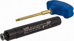 Iscar - T-Slot 5/8" Stepped Shank Milling Tip Insert Holder & Shank - 0.591" Neck Diam, M5x0.50 Neck Thread, 4.197" OAL, SD S-A-SP Tool Holder - Americas Industrial Supply
