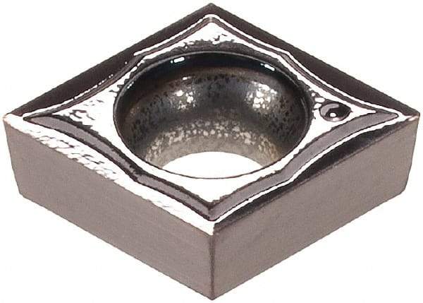 Kyocera - CCGT21.50.5 GQ Grade PR1225 Carbide Turning Insert - Megacoat Finish, 80° Diamond, 1/4" Inscr Circle, 3/32" Thick, 0.008" Corner Radius - Americas Industrial Supply