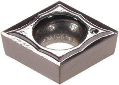 Kyocera - CCGT21.50.5 GQ Grade PR1225 Carbide Turning Insert - Megacoat Finish, 80° Diamond, 1/4" Inscr Circle, 3/32" Thick, 0.008" Corner Radius - Americas Industrial Supply