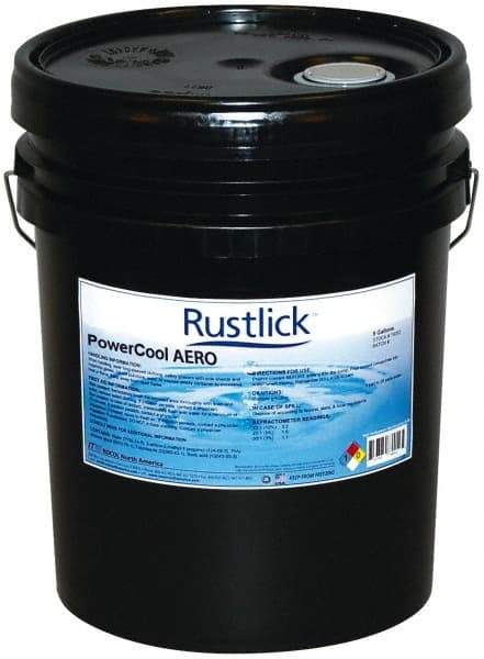 Rustlick - Rustlick Ultracut Aero/PowerCool Aero, 5 Gal Pail Cutting & Grinding Fluid - Water Soluble, For Machining - Americas Industrial Supply