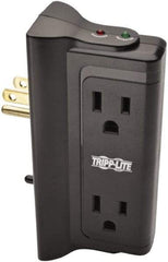 Tripp-Lite - 4 Outlets, 120 VAC15 Amps, 4' Cord, Power Outlet Strip - Floor, Keyhole Mount, 5-15 NEMA Configuration, 1.6" Strip - Americas Industrial Supply