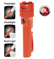 Bayco - LED Bulb, 130 Lumens, Industrial/Tactical Flashlight - Red Plastic Body, 3 AA Batteries Included - Americas Industrial Supply