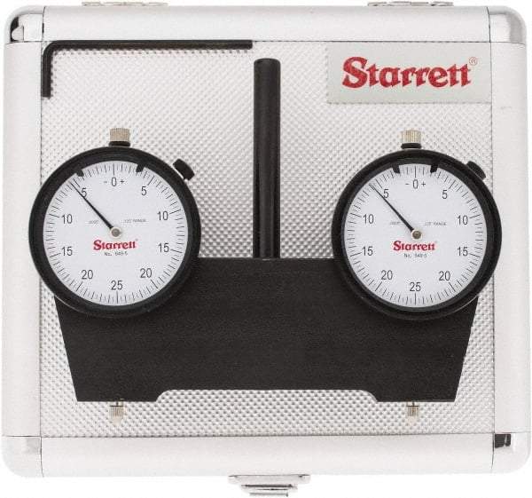 Starrett - 3/8 Inch Shank Diameter, Drop Indicator Spindle Square - For Use with Vertical Milling Machines - Americas Industrial Supply
