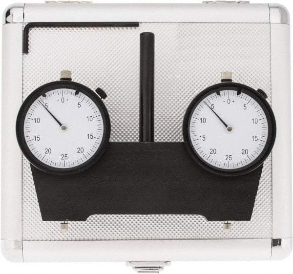 Starrett - 3/8 Inch Shank Diameter, Drop Indicator Spindle Square - For Use with Vertical Milling Machines - Americas Industrial Supply