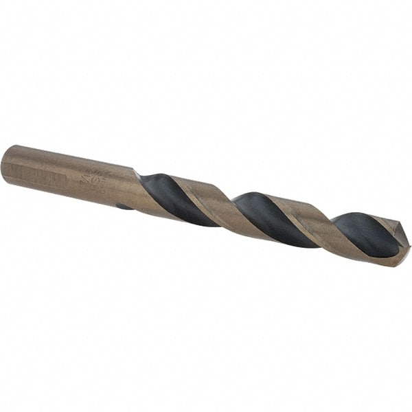 Cle-Force - 7/16" High Speed Steel, 135° Point, Round with Flats Shank Maintenance Drill Bit - Americas Industrial Supply