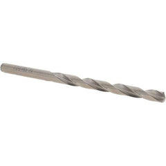 Chicago-Latrobe - #7 135° Cobalt Jobber Drill - Gold Finish Finish, Right Hand Cut, Spiral Flute, Straight Shank, 92.08mm OAL, Split Point - Americas Industrial Supply