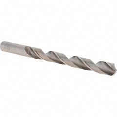 Cle-Force - 13/32" 118° High Speed Steel Jobber Drill - Bright Finish, Right Hand Cut, Spiral Flute, Straight Shank, 5-1/4" OAL, Standard Point - Americas Industrial Supply
