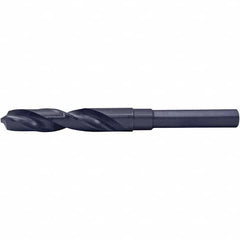 Cle-Force - 1-21/64" Drill, 118° Point, High Speed Steel Silver Deming & Reduced Shank Drill Bit - Americas Industrial Supply