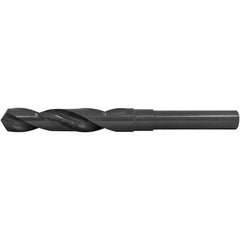 Cle-Force - 1-3/8" Drill, 118° Point, High Speed Steel Silver Deming & Reduced Shank Drill Bit - Americas Industrial Supply