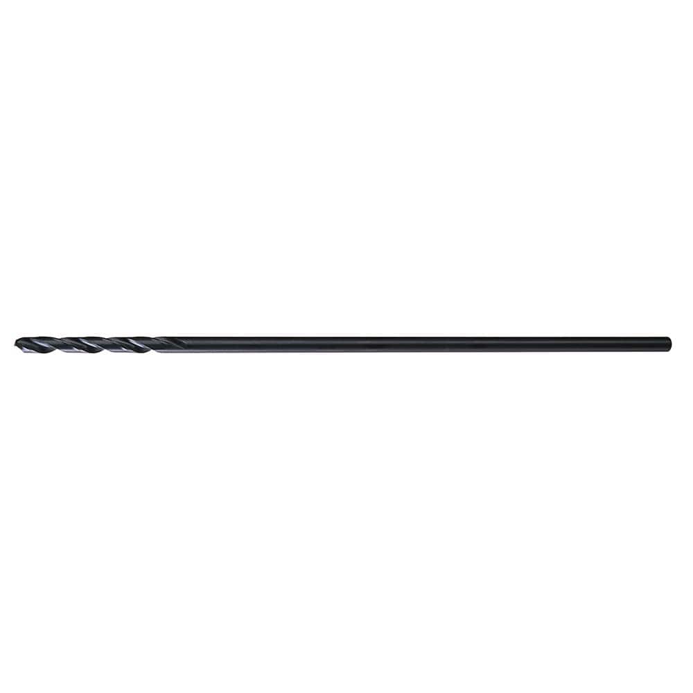 #8 2-7/16″ Flute Length 135° High Speed Steel Aircraft Extension Drill Oxide Finish, 0.199″ Diam Straight-Cylindrical Shank, Split Point, Self-Centering, Series 1805