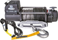 Superwinch - 9,500 Lb Capacity, 80' Cable Length, Automotive Heavy-Duty Recovery Winch - Americas Industrial Supply