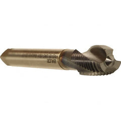 Emuge - 9/16-18 UNF 3 Flute 3BX Modified Bottoming Spiral Flute Tap - Cobalt, TiCN Finish, 3.937" OAL, Right Hand Flute, Right Hand Thread, Series Rekord D - Americas Industrial Supply