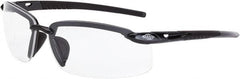 CrossFire - +2.5, Smoke Gray Lenses, Scratch Resistant, Frameless Magnifying Safety Glasses - UV Protection - Americas Industrial Supply