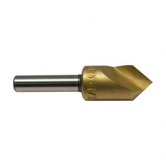 M.A. Ford - 1/8" Head Diam, 1/8" Shank Diam, 1 Flute 120° High Speed Steel Countersink - Americas Industrial Supply