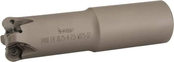 Iscar - 1-1/4" Cutting Diam, 1-1/4" Shank Diam, Straight Shank Indexable Copy End Mill - 4 Inserts, H400 RNHU 1205 Insert, H400, ER-12 Toolholder, Through Coolant - Americas Industrial Supply