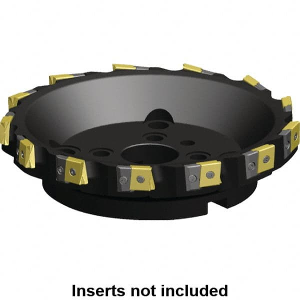 Kennametal - 13 Inserts, 315mm Cut Diam, 60mm Arbor Diam, 25.46mm Max Depth of Cut, Indexable Square-Shoulder Face Mill - 0/90° Lead Angle, 80mm High, LN.U 2210.. Insert Compatibility, Series MEGA90 - Americas Industrial Supply