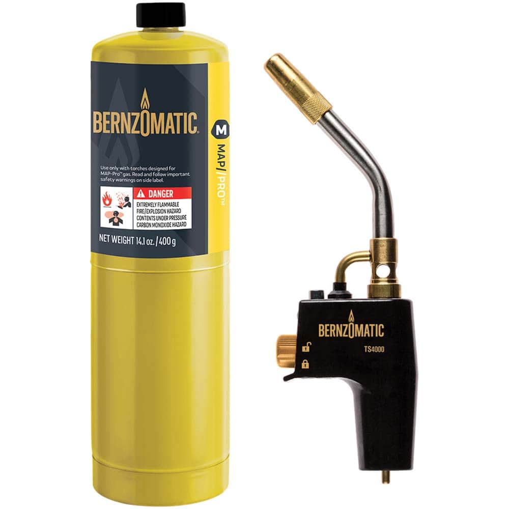 Bernzomatic - Propane & MAPP Torch Kits Type: Instant On/Off Torch Kit Fuel Type: Propylene M-P-P - Americas Industrial Supply