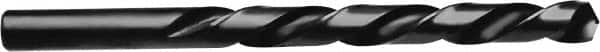 Irwin - 5/16" 135° Cobalt Jobber Drill - Bright Finish, Left Hand Cut, Spiral Flute, Straight Shank, 3-3/4" OAL, Split Point - Americas Industrial Supply