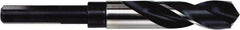 Irwin - 1-1/4" Drill, 118° Point, High Speed Steel Silver Deming & Reduced Shank Drill Bit - Oxide Finish, 6" OAL, Flats on Shank, 3" Flute Length, Right Hand Cut, Standard Point, Spiral Flute, Regular Spiral - Americas Industrial Supply