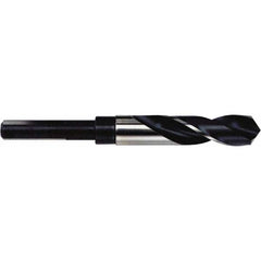 Irwin - 1-1/2" Drill, 118° Point, High Speed Steel Silver Deming & Reduced Shank Drill Bit - Americas Industrial Supply